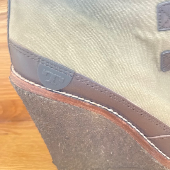 Tory Burch Lamb Fur Wedge Booties - Picture 3 of 5